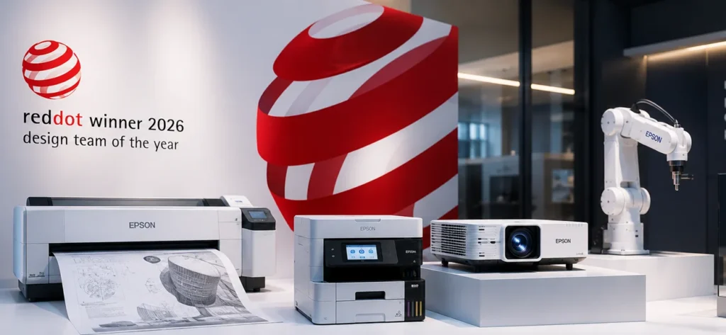 Epson gewinnt Red-Dot Award